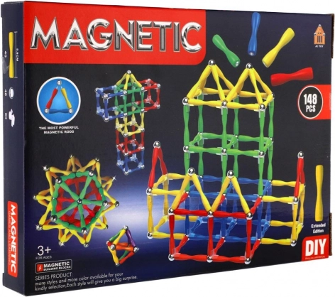 Magnetisk byggesæt 148 dele