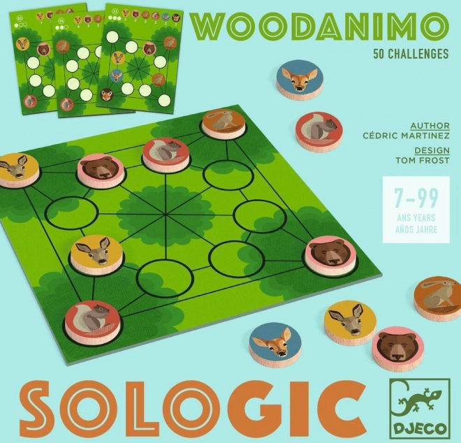 Djeco Træbaseret Logikspil Woodanimo
