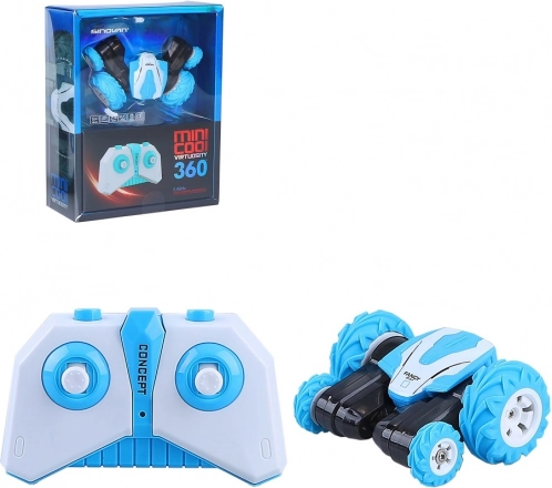 Stunt RC-bil mini blå