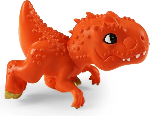 Oransje dinosaur 14 cm