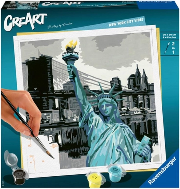 CreArt Pulserende New York – maleri efter tal