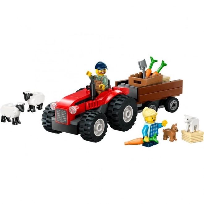 LEGO® City 60461 Rød traktor med trailer og får