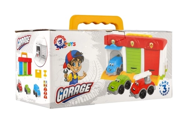 Garage med biler og tilbehør Technok Toys