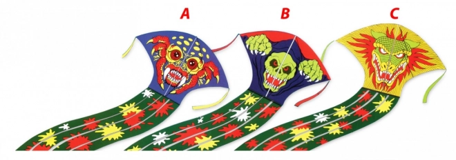 Flyvende drage med monsterdesign