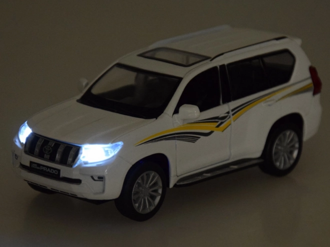 Metalmodel Toyota Land Cruiser Prado med effekter