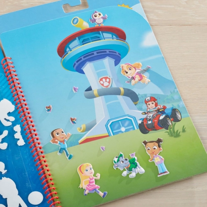 Paw Patrol Genanvendelige buede klistermærker - Bay of Adventures