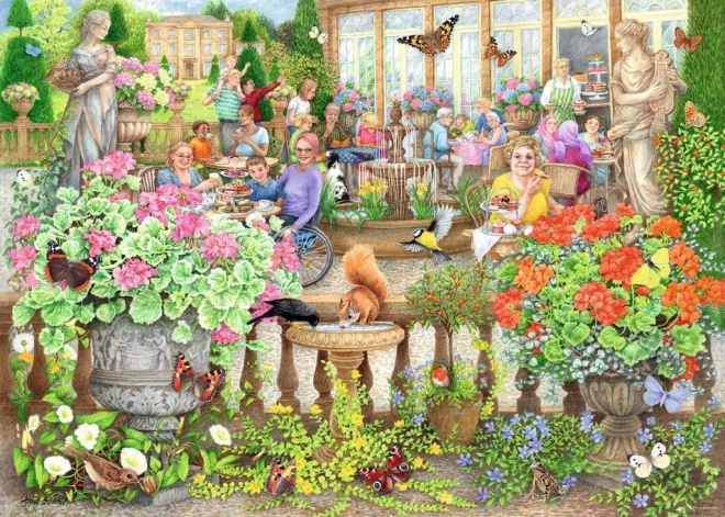 Ravensburger puslespil Orangeri-kafé 1000 brikker