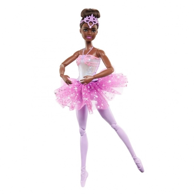 Panenka Barbie Dreamtopia ballerina Magical Lights Brunette