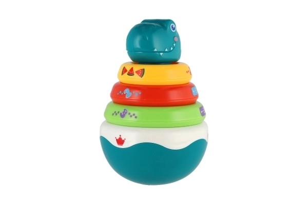 Dinosaurus Roly Poly puslespil med lyd