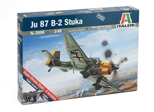 Model af fly Junkers JU-87 B Stuka Slaget om Storbritannien