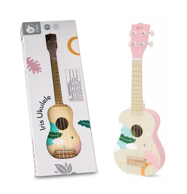 Klassisk verdens pink træ-ukulele til børn