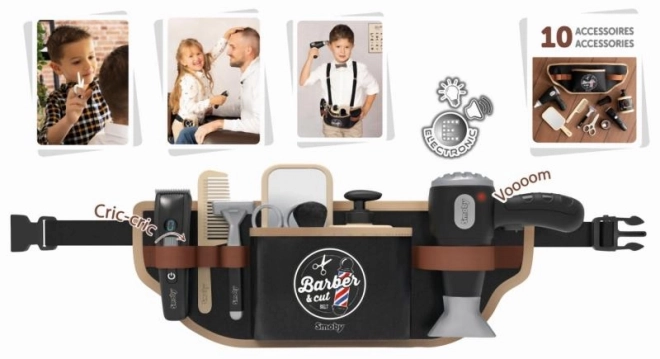 Barber sæt til barbering og klipning - bælte