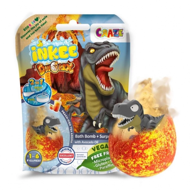 Brusende badebombe med overraskelse Dinosaur