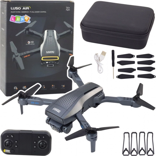Drone LU50 Air med dobbelt HD-kamera og LED-lys