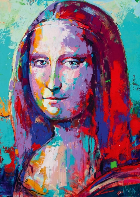 Puslespil 1000 brikker Mona Lisa – VOKA (HEYE)