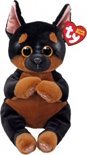 Plysbamse TY Beanie Bellies hund 24 cm