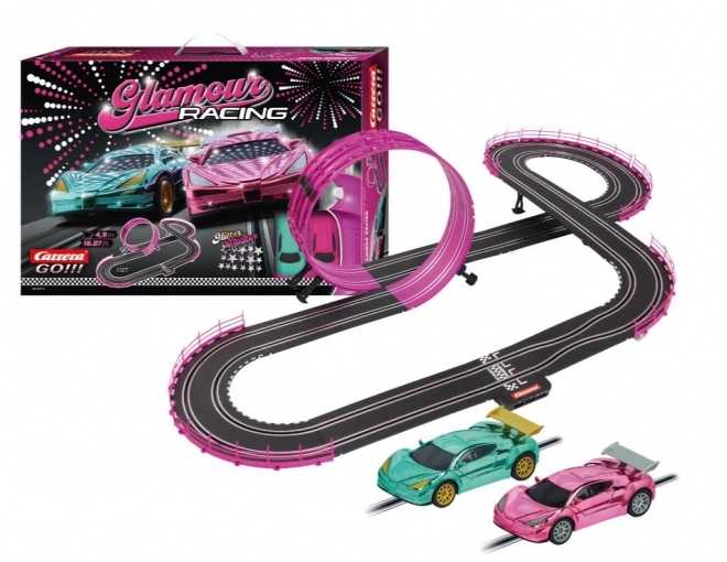 Tor Carrera GO!!! Glamour Racing med Auty Girls Power 4,9m