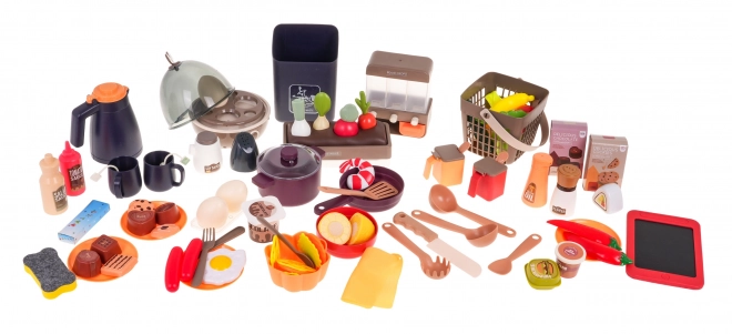 Multifunktionelt plastisk legekøkken til børn
