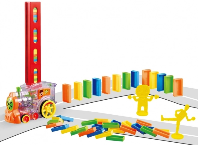 Lokomotiv med domino