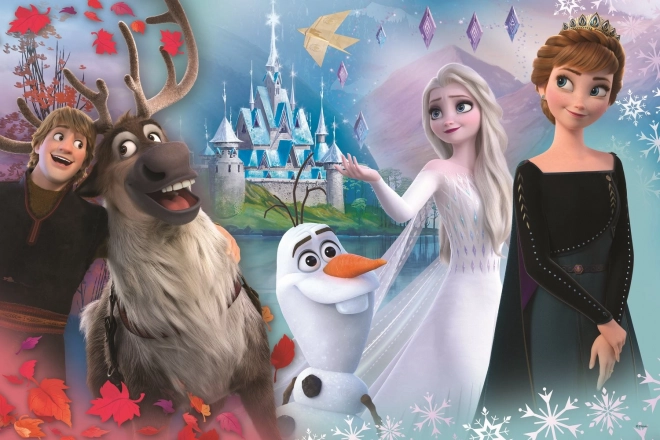 Puslespil XL Super Form med Anna og Elsa - Frost