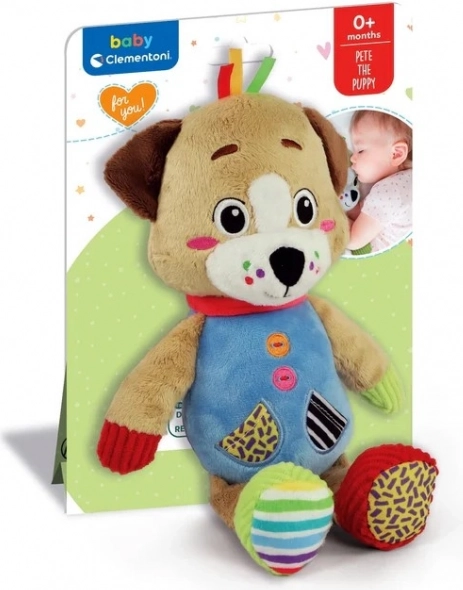 Plys-hunden Péťa Baby Clementoni