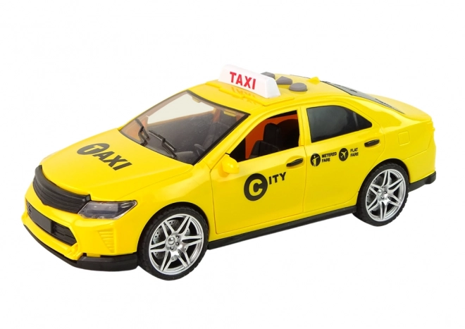 Auto Taxi Køretøj 1:14 Lys Lyd Gul