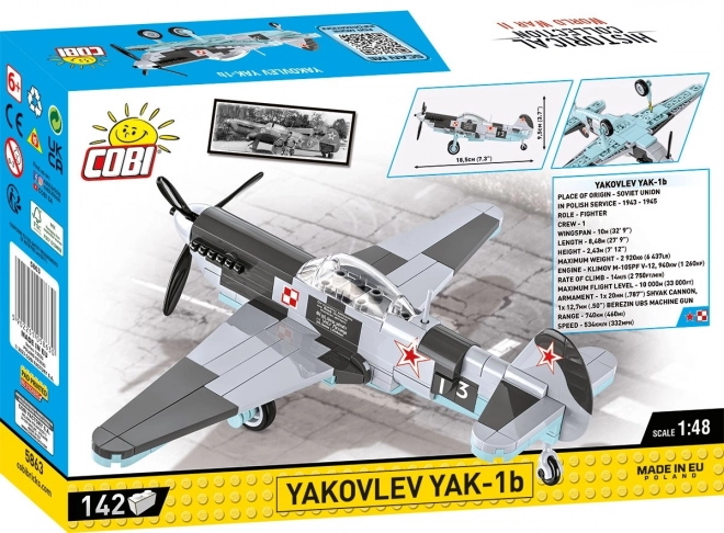 Byggesæt fly Yakovlev Yak-1b
