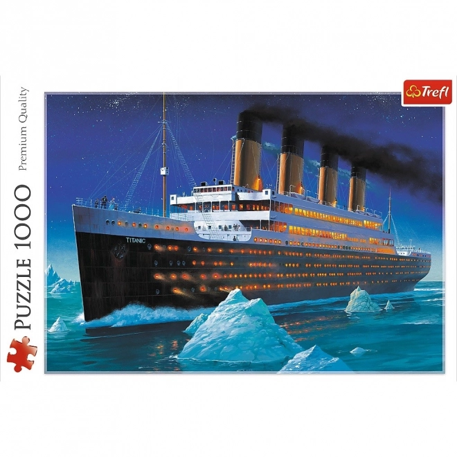 Puslespil Titanic 1000 brikker i æske 40x27x6cm