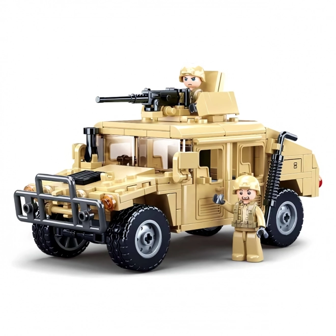 Sluban Army Model Bricks M38-B0837 Hummer kamp off-road