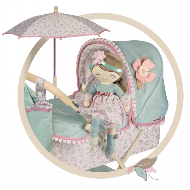 DeCuevas 20045 Plysbamse PROVENZA - 36 cm med vugge