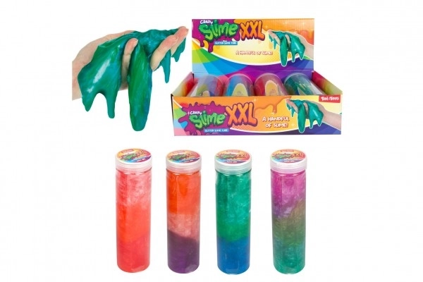 Slim - glitrende masse 400g 20cm i plasttube 4 farver 4 stk i boks