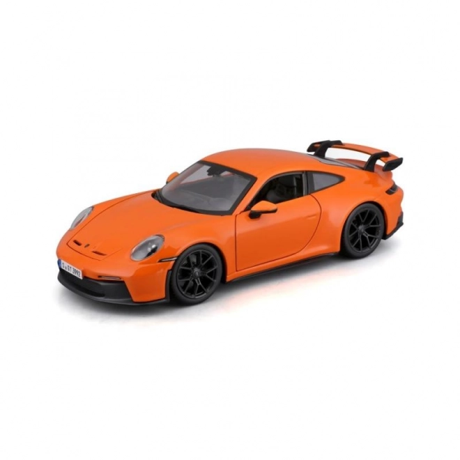Bburago Porsche 911 GT3 model orange 1:24