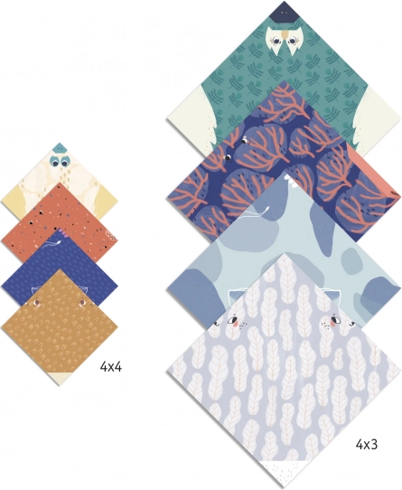 DJECO Origami Dyrefamilier