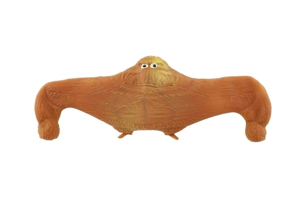 Gorilla antistress strækbar fyldt med sand 400 g silikone 12 cm 4 farver 8 stk i boks