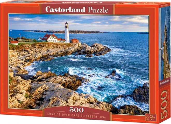 Puslespil 500 brikker Daggry over Cape Elizabeth, USA