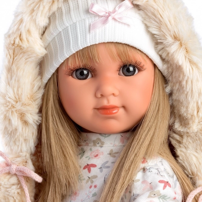 Llorens 53541 ELENA - realistisk dukke med blødt stofkrop - 35 cm