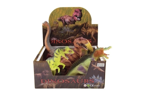 Dinosaur 25-32cm plast 6 slags
