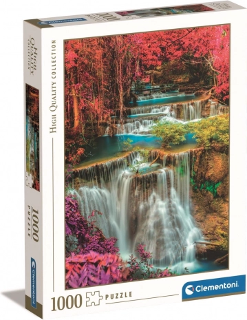 Puslespil 1000 brikker Colourful Thai Falls CLEMENTONI
