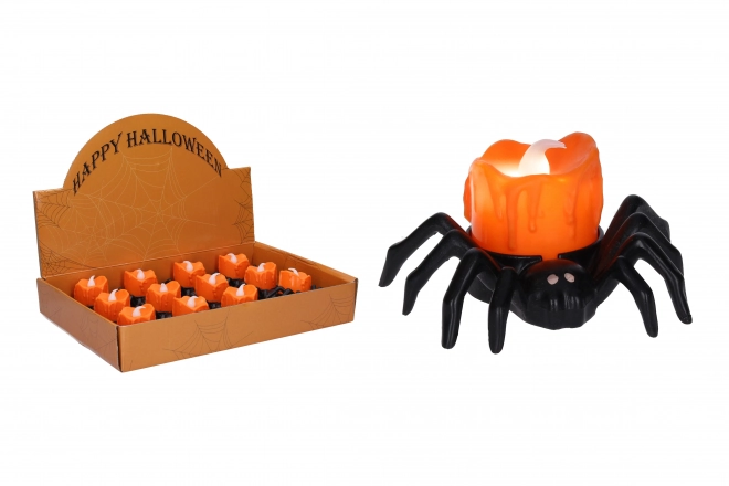 Halloween-dekoration lysende edderkop