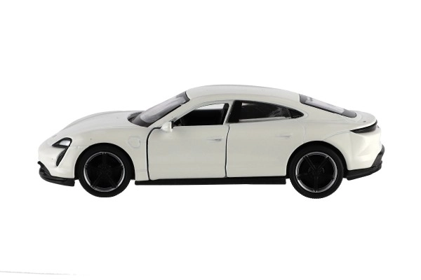 Auto Welly Porsche Taycan Turbo S metal/plast 12cm 4 farver med tilbagespoling 12 stk i kassen