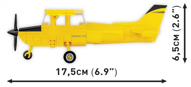 Cessna 172 Skyhawk byggesæt gul
