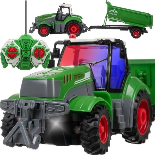 Fjernstyret traktor Kruzzel med anhænger