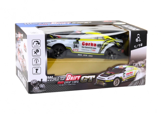 RC Drift Sportbil 1:16 med Udskiftelige Hjul