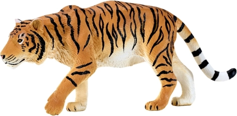 Mojo figur tiger på jagt – realistisk dyrefigur