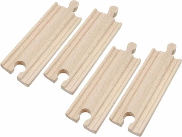 Sæt skinner til togbane 11 cm – 4 stk.