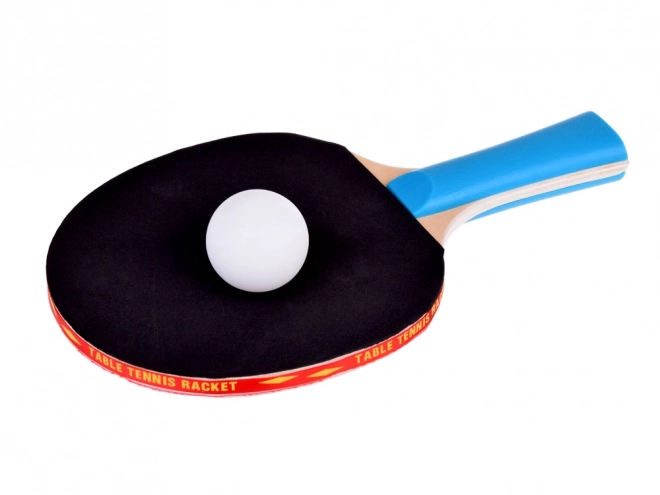 Træbatsæt til bordtennis med bolde