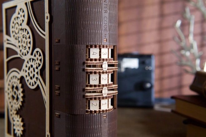 Ugears 3D træk mekanisk puslespil Hemmelighedernes Bog
