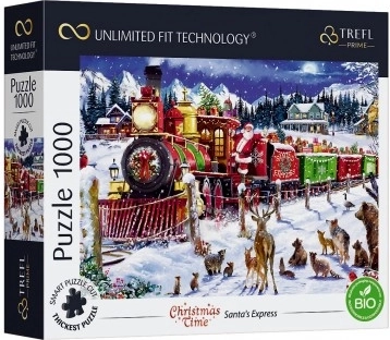 Trefl puslespil UFT Christmas Time: Santa’s Express 1000 brikker