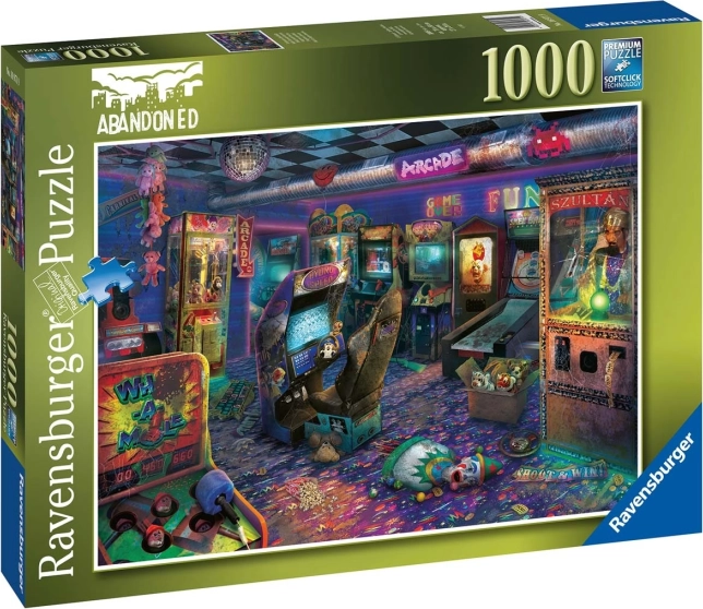 Ravensburger puslespil Glemt spillehal med automater 1000 brikker