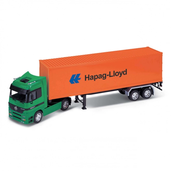Welly Lastbil med trailer Mercedes-Benz Actros 1:32